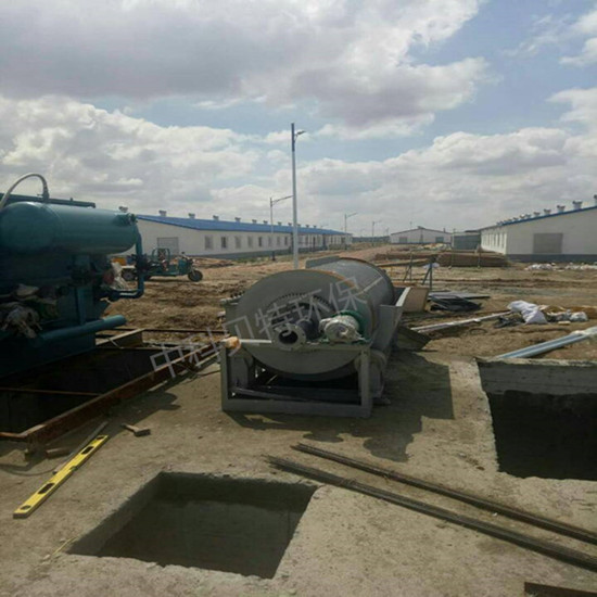 菏澤養殖廠廢水處理設備溶氣91麻豆性爱视频安裝調試現場