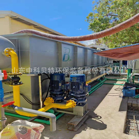 麻豆视频免费下载一體化溶氣91麻豆性爱视频處理屠宰汙水處理設備菲律賓現場安裝調試運行